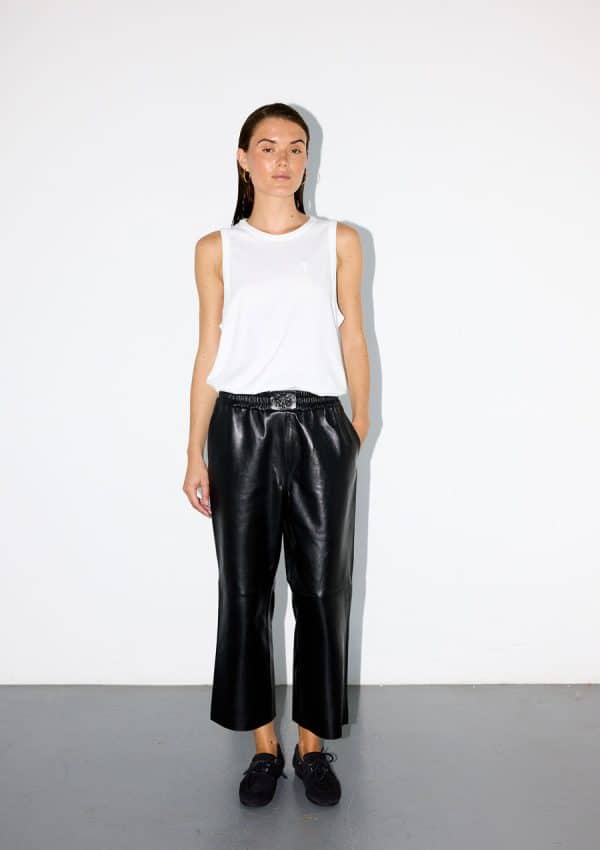 RAIINE CHERRY TANK TOP WHITE