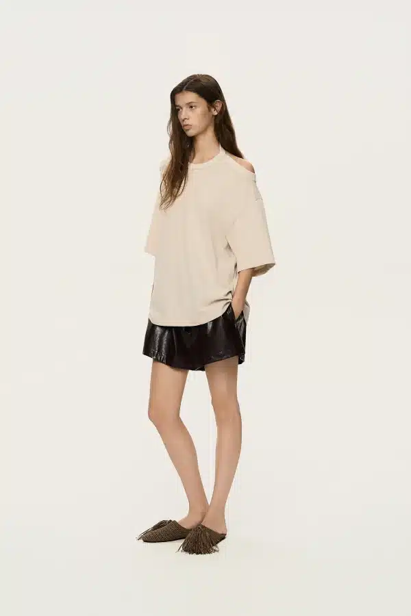 SYSTEM Convertible Halter Neck T-Shirt