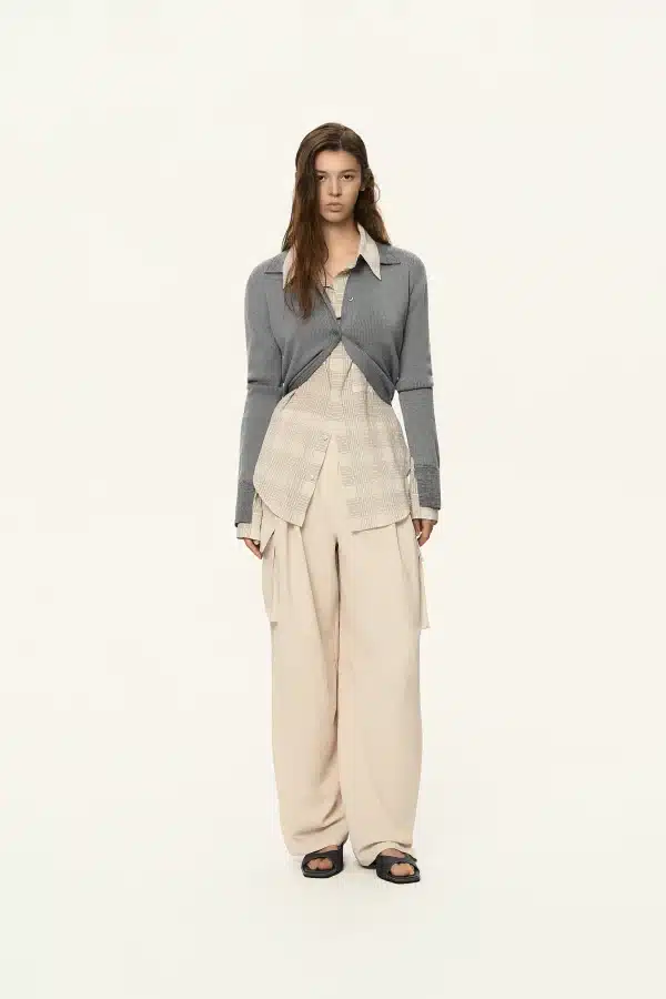 SYSTEM Transformable Check Shirt