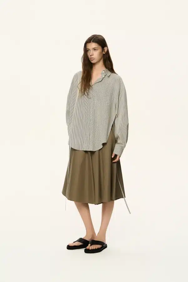 SYSTEM Drawstring Waist Shirt