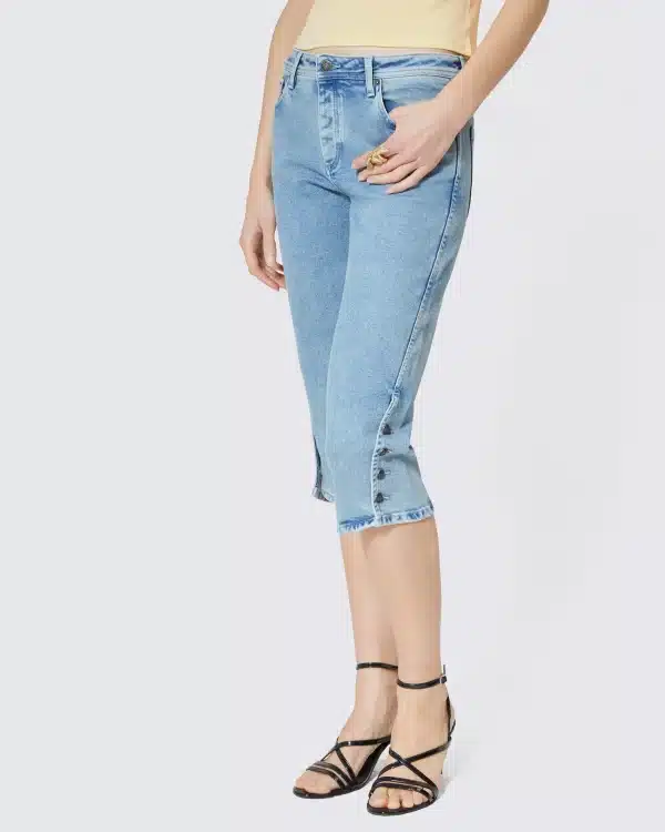 THE KOOPLES Blue denim capri