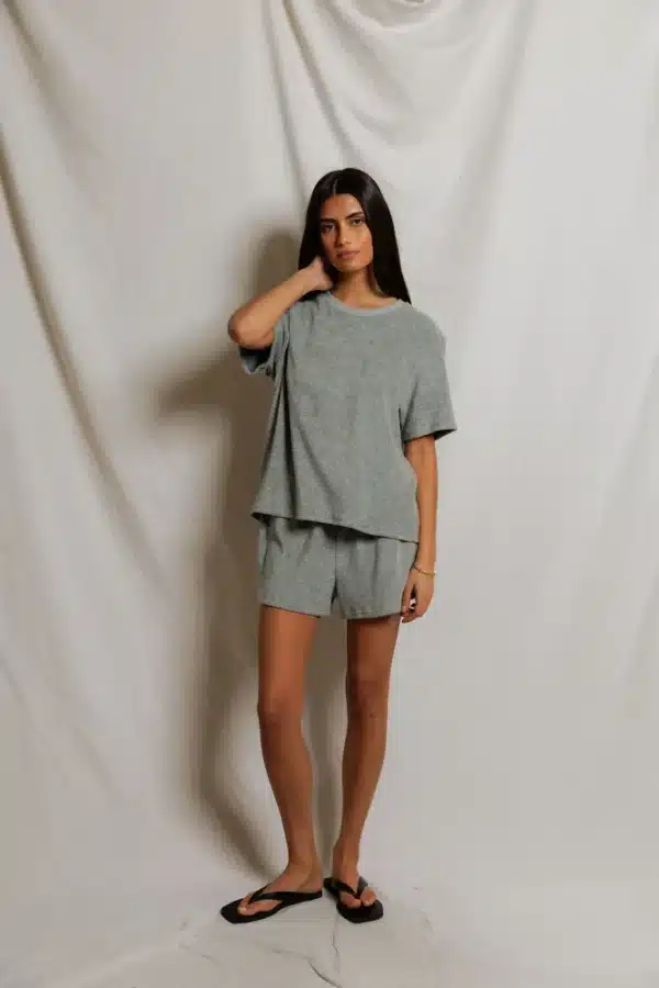 PERFECTWHITETEE Donna Heather grey