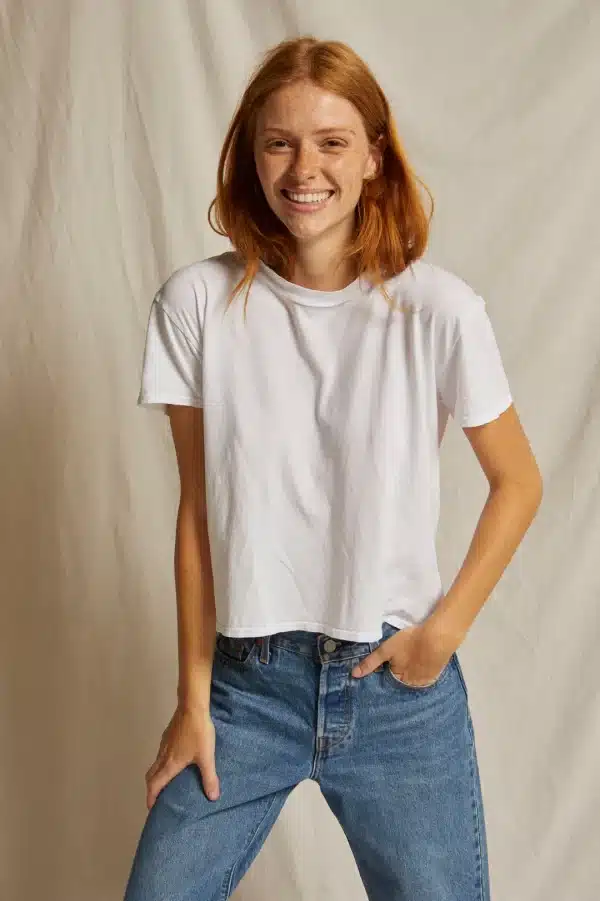 PERFECTWHITETEE Harley white