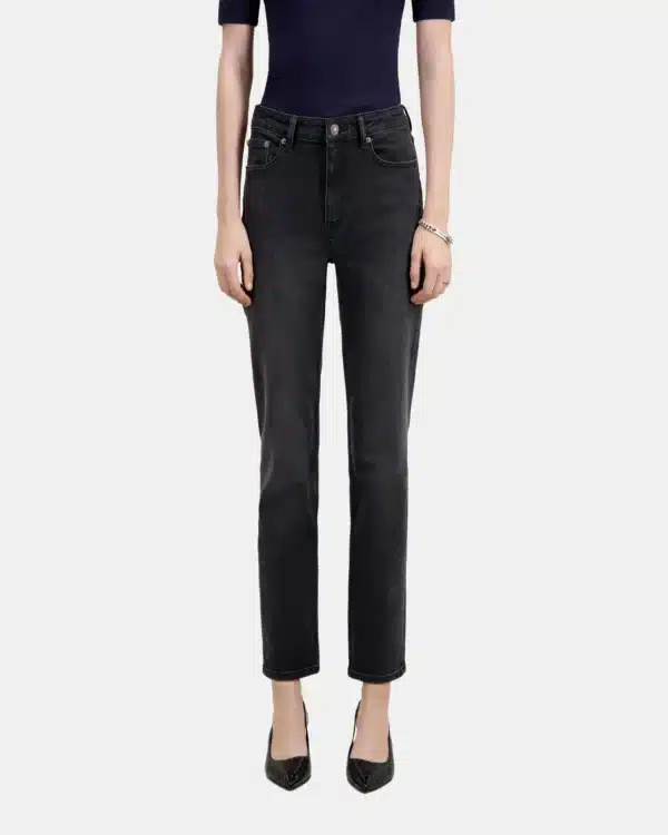 The Kooples STRAIGHT BLACK JEANS