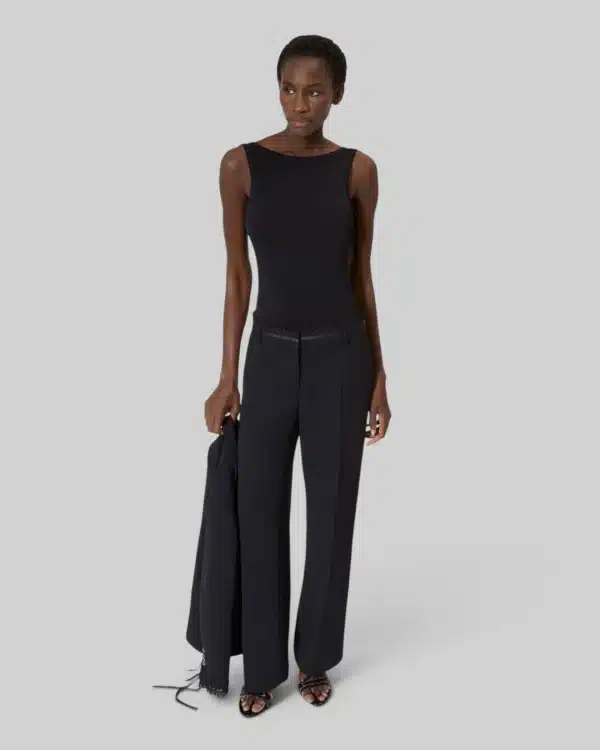 THE KOOPLES Black wide-leg pants