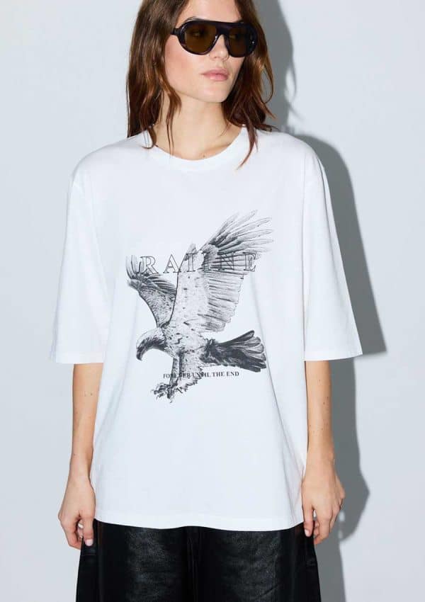RAIINE BAYLI T-SHIRT WHITE