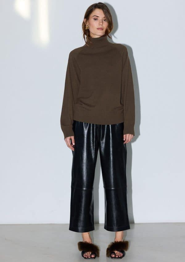 RAIINE SADIE glaze leather pants